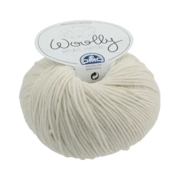 DMC Mercerie | - Laine Woolly 100% Merinos : crème 50g