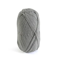 DMC - Pelote à tricoter Knitty 4 en acrylique coloris gris 592 - 140 m Best