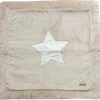 Domiva Objets De Décoration | - Tapis de parc en microfibre - galet - 100 x 100 cm