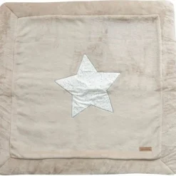 Domiva Objets De Décoration | - Tapis de parc en microfibre - galet - 100 x 100 cm