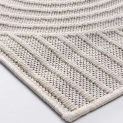 Douceur D'interieur Objets De Décoration | - - tapis ezio graphique tissé avec reliefs