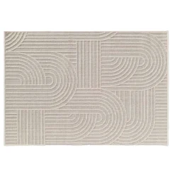 Douceur D'interieur Objets De Décoration | - - tapis ezio graphique tissé avec reliefs