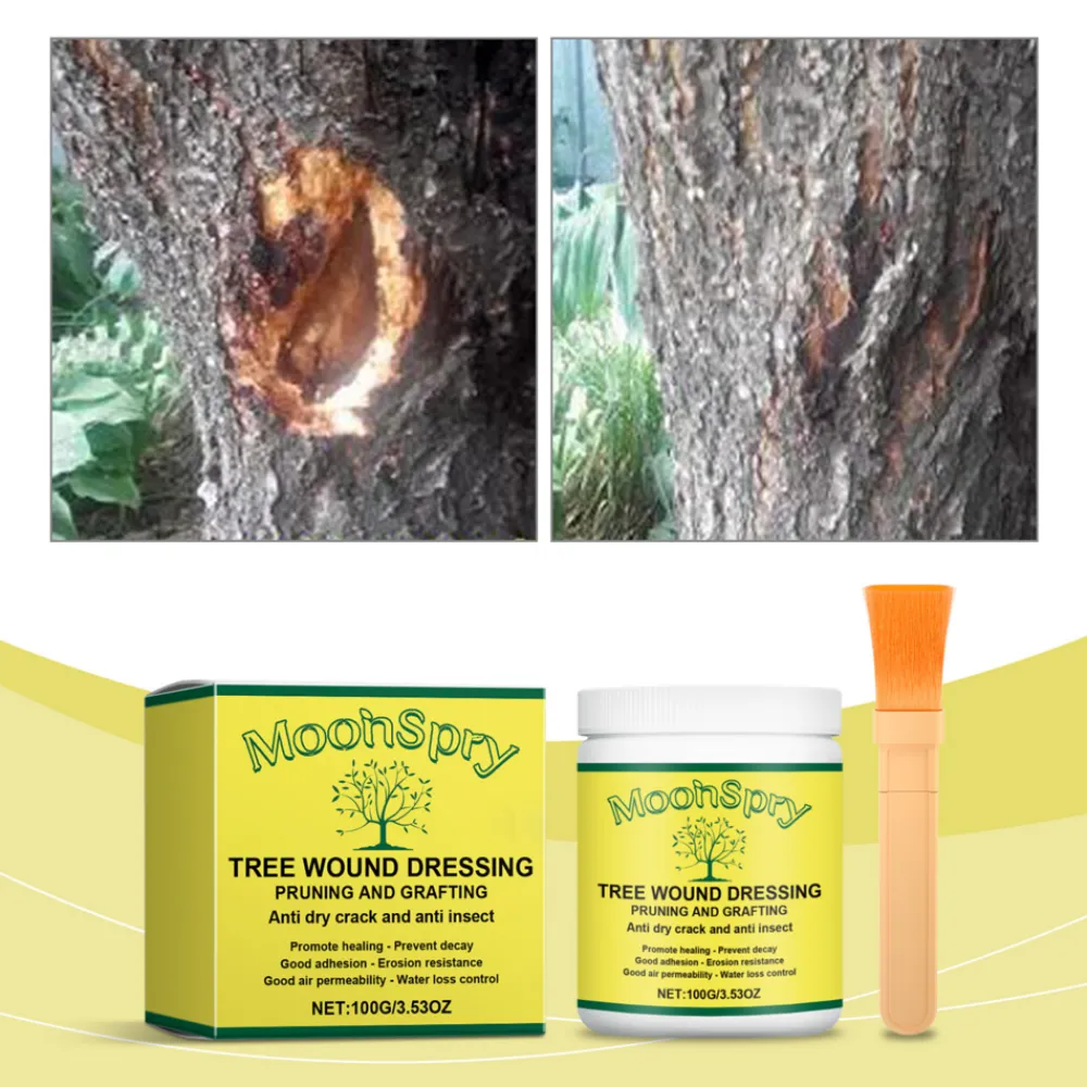 Downypaws - Agent cicatrisant pour les arbres 100 g + pinceau Outlet