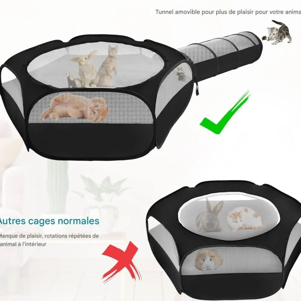 Downypaws - Amovible tunnel pour chat Best