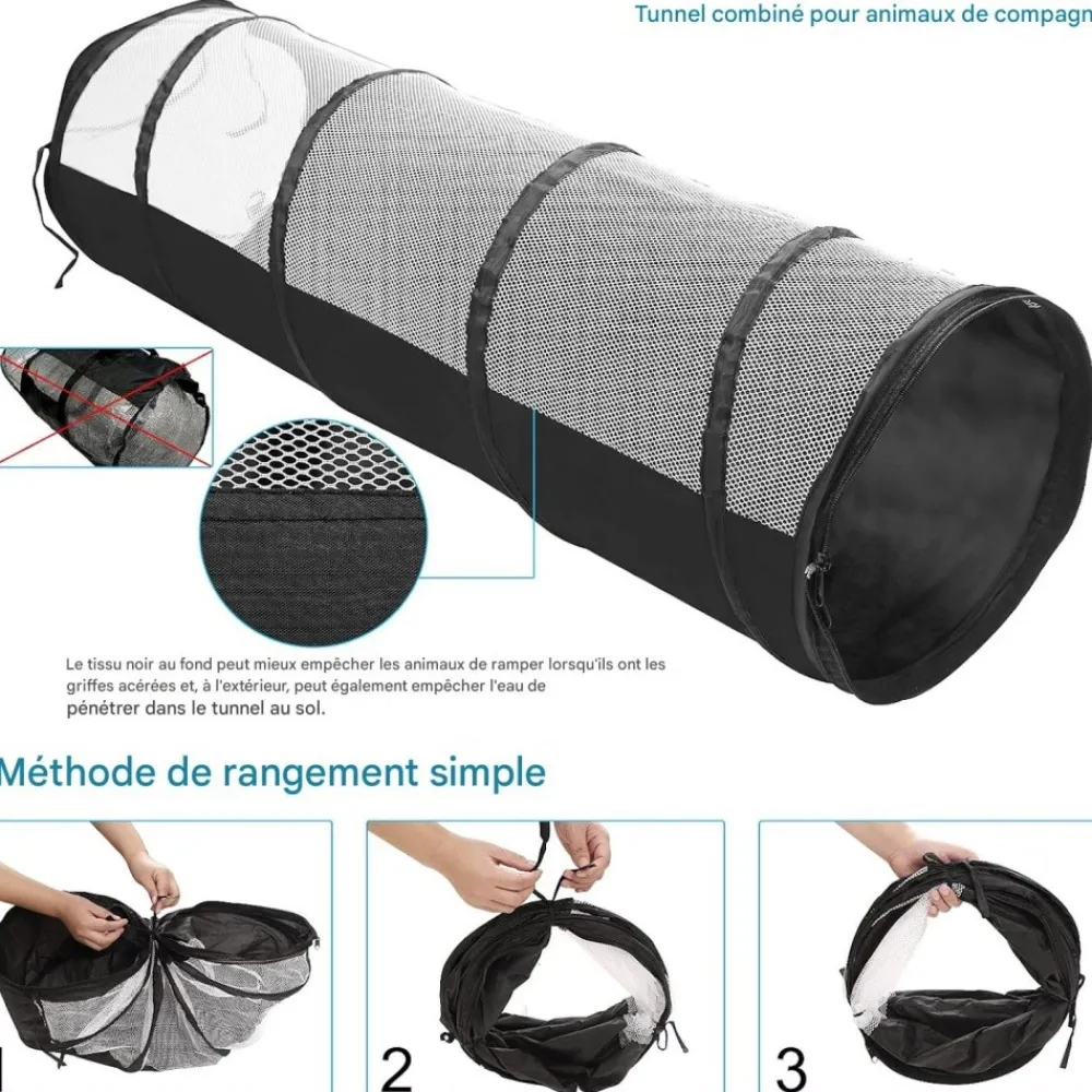 Downypaws - Amovible tunnel pour chat Best