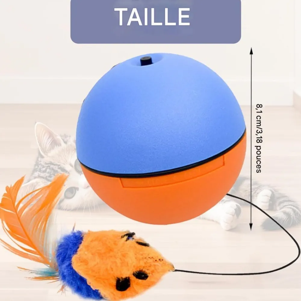 Downypaws - Balle pour chats jouets interactifs, électrique avec cordon Outlet