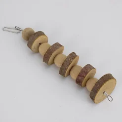 Downypaws - Boucles de bois de pomme pour rongeurs, snacks et jouets de mastication sphérique Online