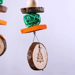 Downypaws - Boucles de perles en bois de pomme pour rongeurs type b Online