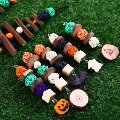 Downypaws - Boucles de perles en bois de pomme pour rongeurs type b Online