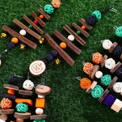 Downypaws - Boucles de perles en bois de pomme pour rongeurs type b Online