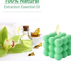 Downypaws Bougies, Senteurs Et Bien-Être | - Bougie d'aromathérapie art bubble en cire de soja naturelle - achetez 2 recevez 1 gratuit au hasard