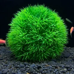 Downypaws - 2 boules d'herbe artificielles en plastique pour aquarium, ornements d'aménagement paysager Sale