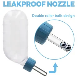 Downypaws Cages Et Accessoires | - Bouteille d'eau pour hamster - distributeur automatique anti - fuite, boule 3 en 1 avec support de bol de nourriture
