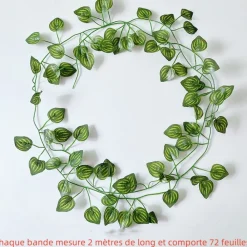 Downypaws - Branches de plantes artificielles, fleurs artificielles, vignes en guirlande, feuilles de pastèque 12 pièces Clearance