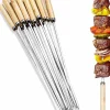 Downypaws Barbecues Et Planchas | - 35 brochettes en acier inoxydable de 13,7 pouces avec poignées
