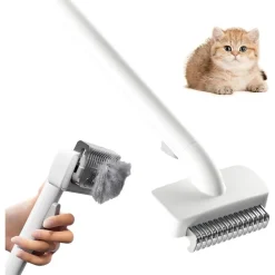 Downypaws - Brosse pour chiens et chats-peigne pour animaux de compagnie- blanc Sale