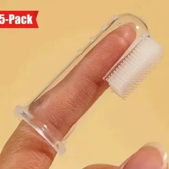 Downypaws - 5 brosses à dents en silicone pour chiens, chats et amphibiens Best