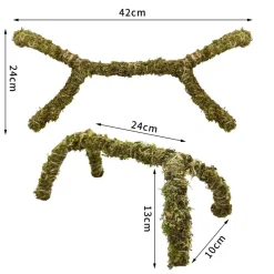 Downypaws - Bâton de mousse flexible 42 cm pour les crabes d'ermite jouet de grimpe Outlet