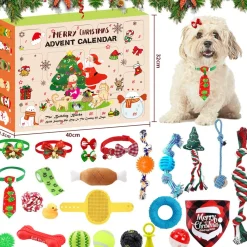 Downypaws - Calendrier de l'avent pour chiens - 24 jouets différents - le cadeau parfait pour votre chien New