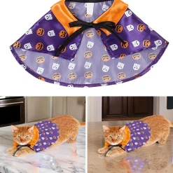 Downypaws Colliers, Laisses Et Vêtements | - Cape démoniaque pour chat et chien - doux et réglable - pour des fêtes amusantes