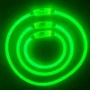 Downypaws Colliers, Laisses Et Vêtements | - Collier lumineux rechargeable pour chien vert taille m : circonférence 50 cm
