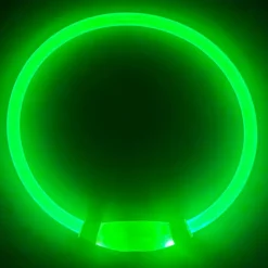 Downypaws Colliers, Laisses Et Vêtements | - Collier lumineux rechargeable pour chien vert taille m : circonférence 50 cm