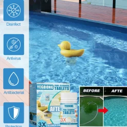 Downypaws Piscines Et Spas | - Comprimé effervescent pour piscine avec distributeur