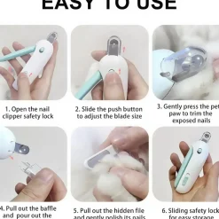 Downypaws - Coupe-griffes professionnel pour animaux - trou réglable pour chats et chiens, soins pour jeunes animaux Outlet