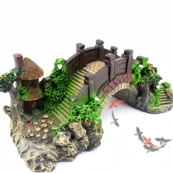 Downypaws Plantes Et Décoration | - Décoration d'aquarium-pont en résine pour aquarium-19*7*8.5cm