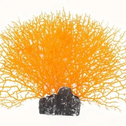 Downypaws Plantes Et Décoration | - Décoration en corail en silicone pour aquarium, arbre de corail jaune