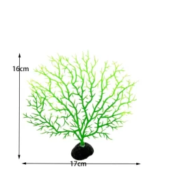 Downypaws Plantes Et Décoration | - Décoration en corail et micro-plantes pour aquarium vert