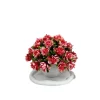 Downypaws Fleurs Et Plantes Artificielles | - Décoration florale artificielle ins fashion rouge