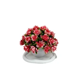 Downypaws Fleurs Et Plantes Artificielles | - Décoration florale artificielle ins fashion rouge