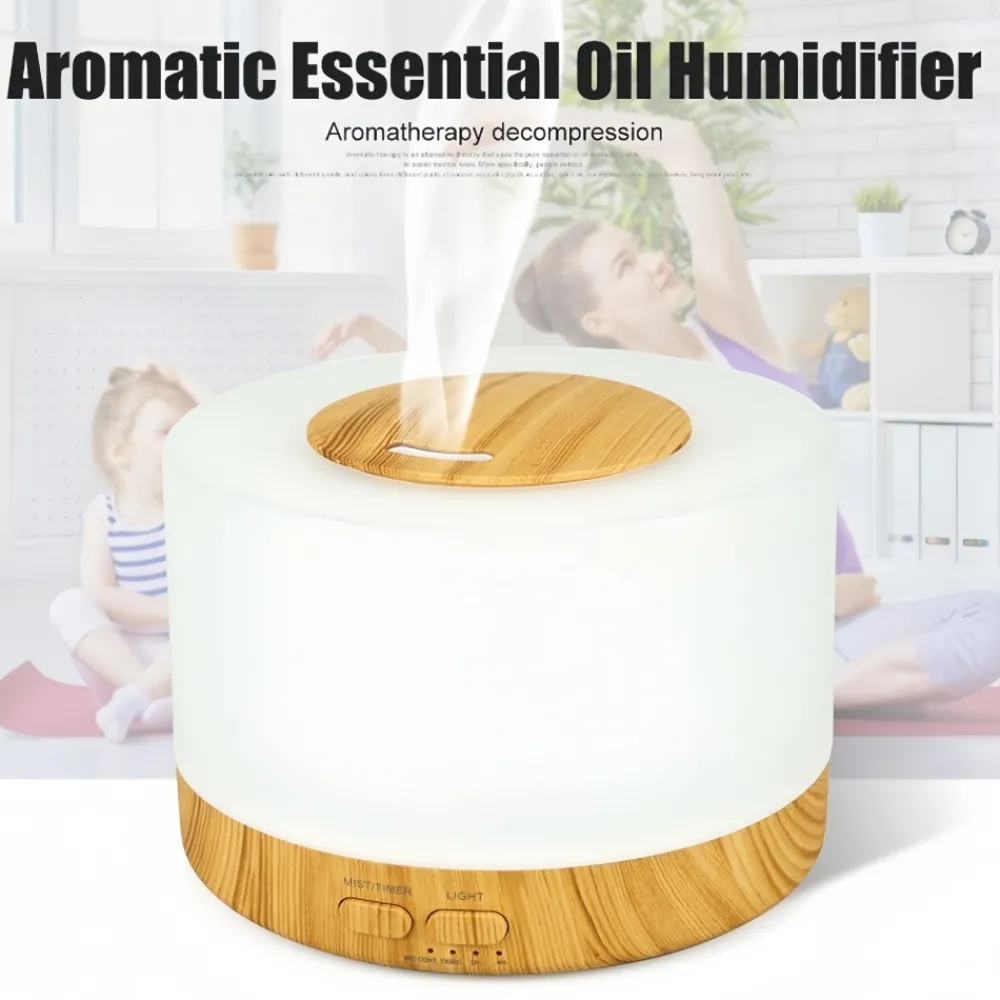 Downypaws Bougies, Senteurs Et Bien-Être | - Diffuseur d'huiles essentielles - humidificateur à ultrasons (500 ml, faible bruit)