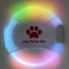 Downypaws - Discovolant lumineux rechargeable avec led pour chien lumière colorée Online