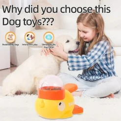 Downypaws Gamelles Et Autres Accessoires | - Distributeur automatique de nourriture pour chien : jouet interactif pour dresseur actionné par un bouton