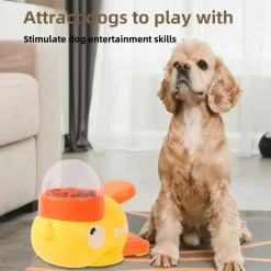 Downypaws Gamelles Et Autres Accessoires | - Distributeur automatique de nourriture pour chien : jouet interactif pour dresseur actionné par un bouton