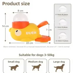 Downypaws Gamelles Et Autres Accessoires | - Distributeur automatique de nourriture pour chien : jouet interactif pour dresseur actionné par un bouton