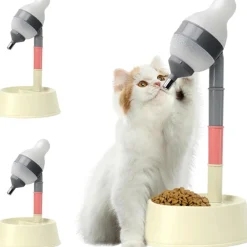 Downypaws - Distributeur d'eau sur pied chien et chat évolutif New