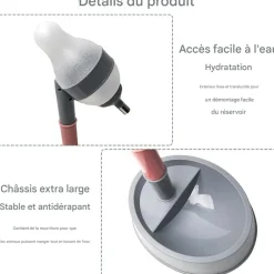 Downypaws - Distributeur d'eau sur pied chien et chat évolutif New