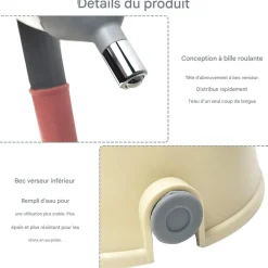 Downypaws - Distributeur d'eau sur pied chien et chat évolutif New
