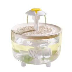 Downypaws - Distributeur d'eau en circulation pour chats: filtre automatique flux d'eau en direct - fournitures pour animaux de compagnie Clearance
