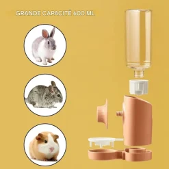 Downypaws Cages Et Accessoires | - Distributeur eau - 600ml suspendue abreuvoir automatique anti - goutte