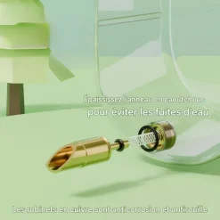 Downypaws - Distributeur eau - suspendue abreuvoir automatique anti - goutte Best