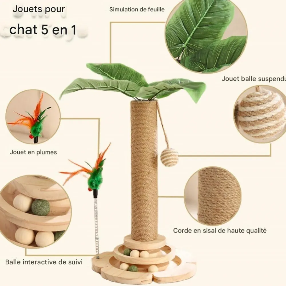 Downypaws - 5 en 1arbre à chat Best