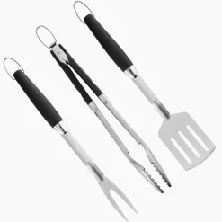 Downypaws Barbecues Et Planchas | - Ensemble de barbecue d'extérieur en acier inoxydable 3 pièces