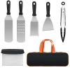 Downypaws Barbecues Et Planchas | - Ensemble de barbecue en acier inoxydable - 7 pièces