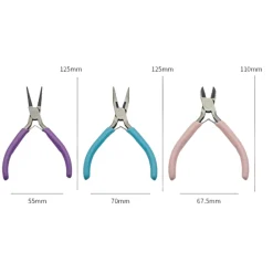 Downypaws - Ensemble de trois pinces pour bijoux colorées et polyvalentes Online