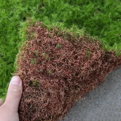 Downypaws Plantes Artificielles | - Feuille de mousse artificielle en peluche 20×20 cm*2 pièces