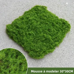 Downypaws Plantes Artificielles | - Feuille de mousse artificielle en peluche 30×30 cm